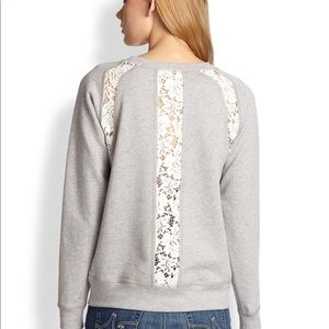 REBECCA TAYLOR Gray Sweatshirt